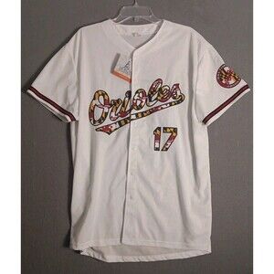 NWT Baltimore Orioles #17 White  Jersey Maryland Flag 2017 SGA Adult Size XL